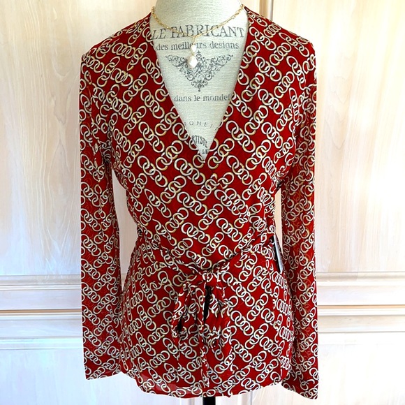 Cabi F20 Ringleader Wrap Top # 3951 NWT - Picture 8 of 8